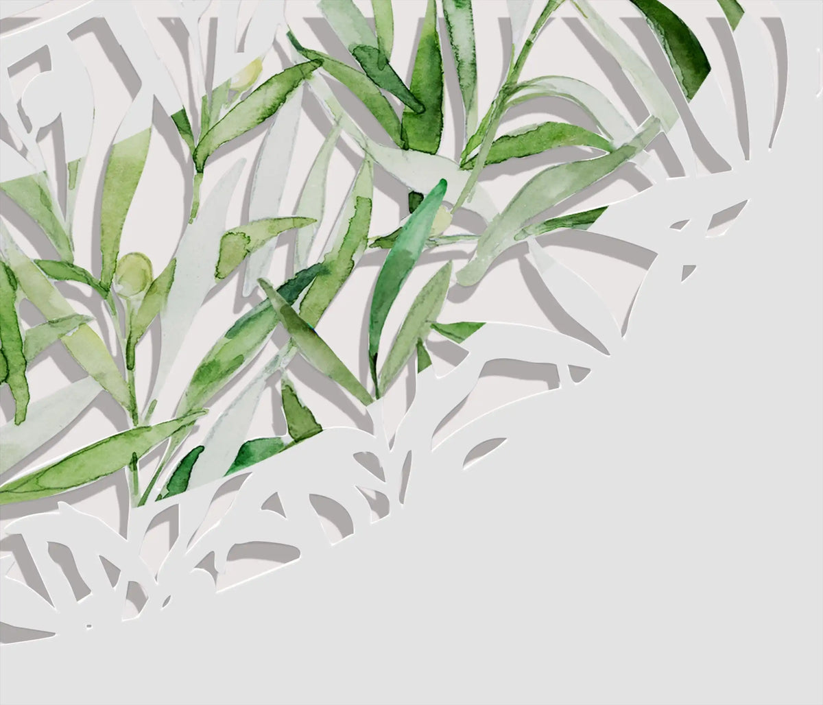 Olive Circle Papercut ketubah| Interfaith Ketubah