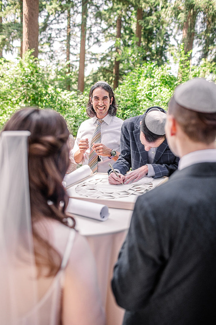 3D Papercut &quot;infinity&quot; Ketubah | Multilayer Geometric Ketubah