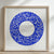 Round Blue Papercut ketubah| Unique Custom Ketubah