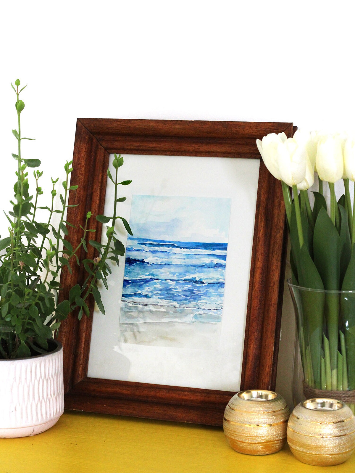 Sea Art Print, Watercolor Print, Ocean Print, Sea wall Art