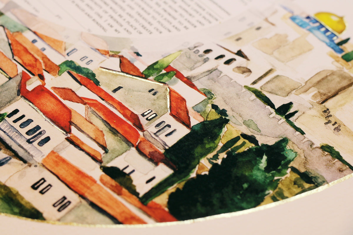Jerusalem Watercolor Ketubah