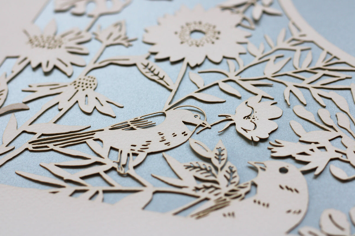 Papercut &quot;Wild&quot; Ketubah