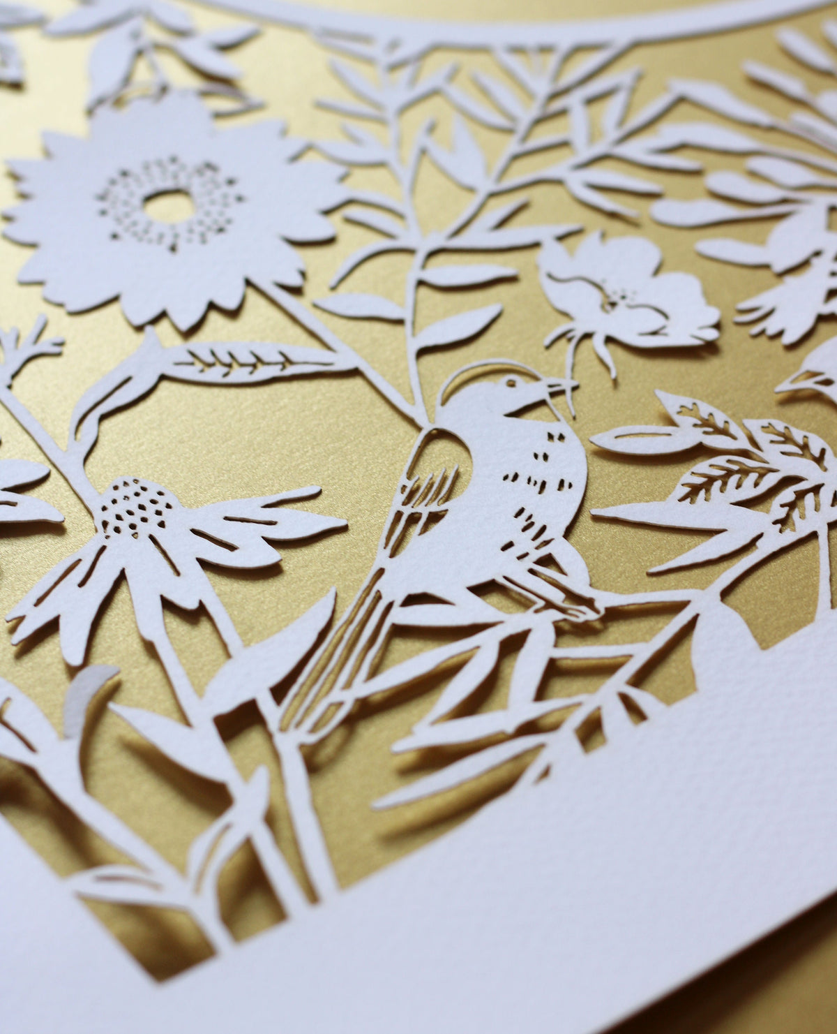 Wild Papercut Ketubah | Botanical Wedding ketubah