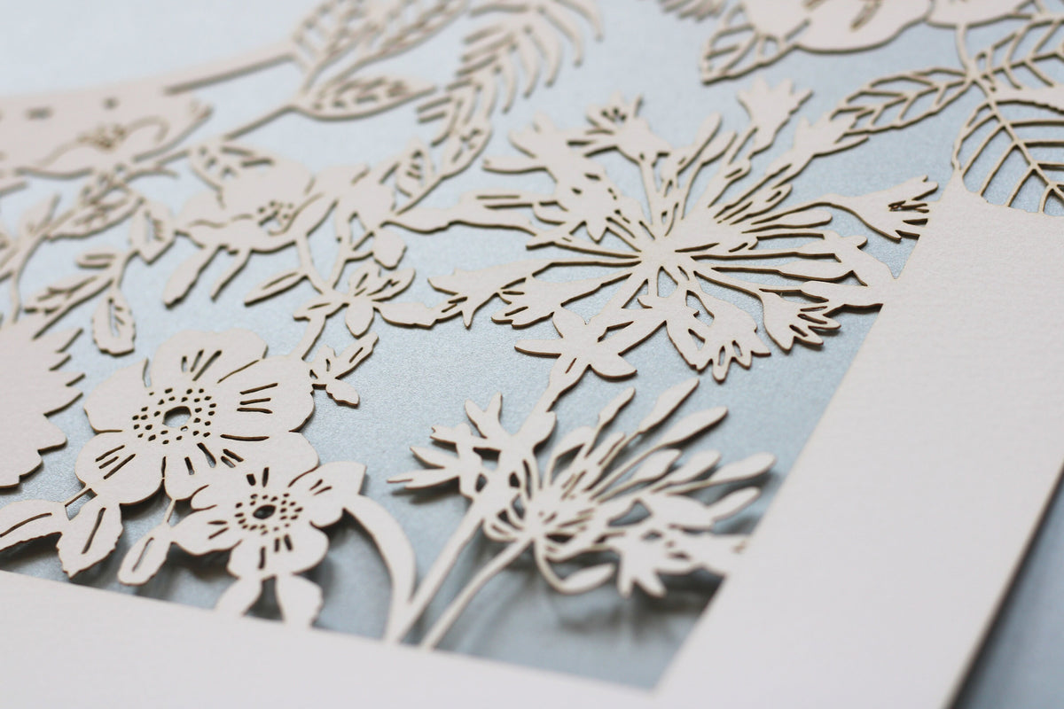 Papercut &quot;Wild&quot; Ketubah