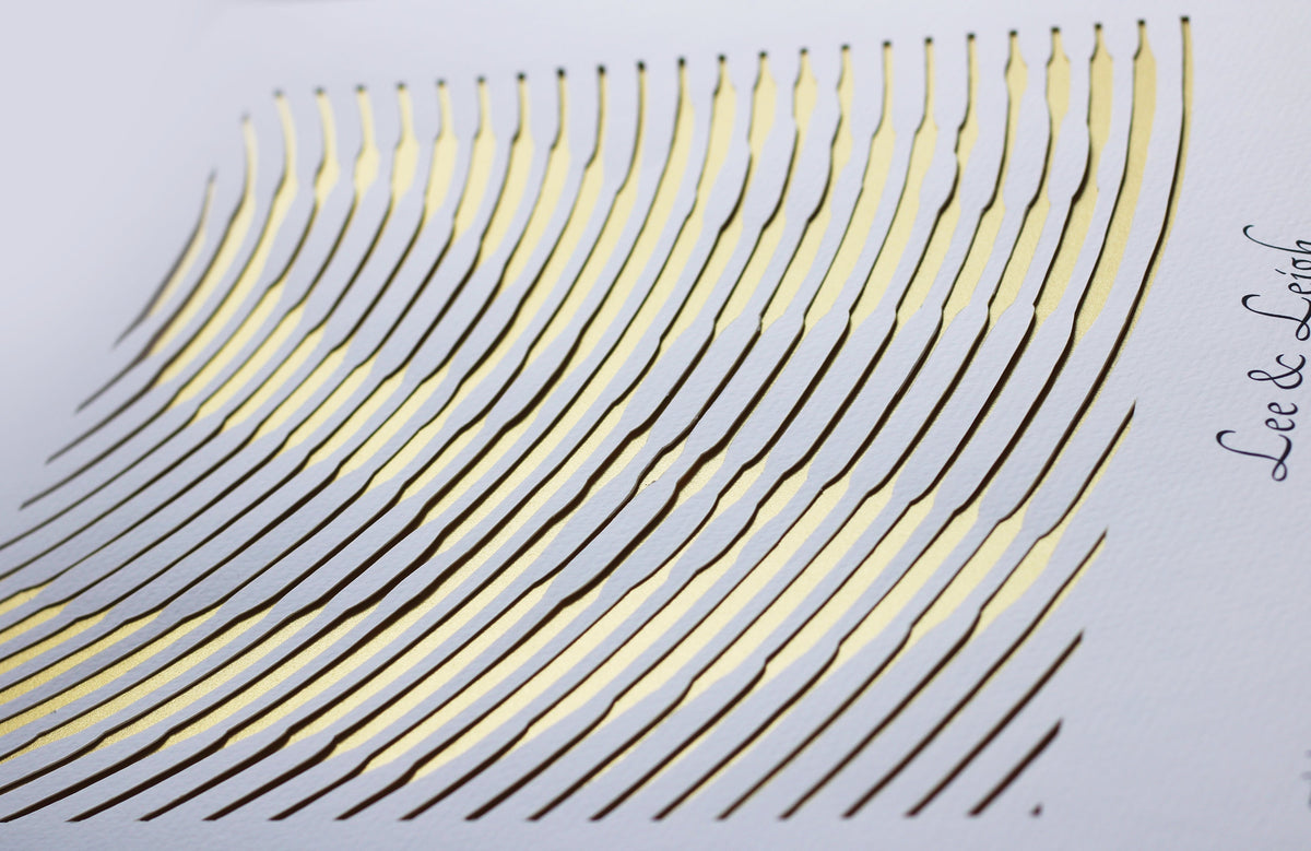 LOVE Papercut Ketubah, Interfaith ketubah, Modern Ketubah