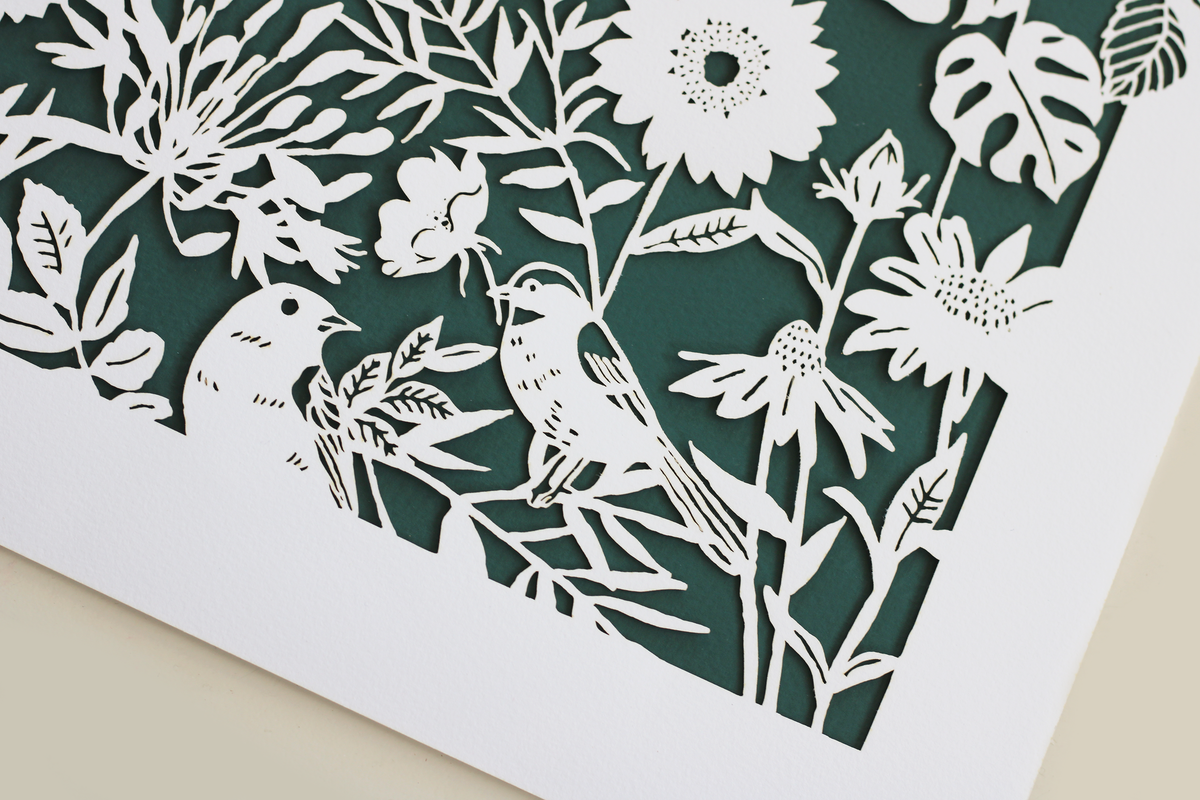 Wild Ketubah in gold