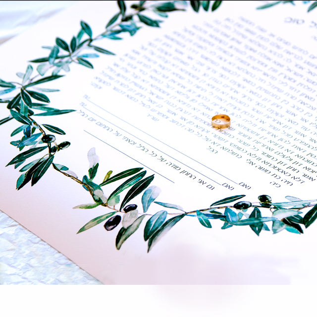 Olive Ring ketubah
