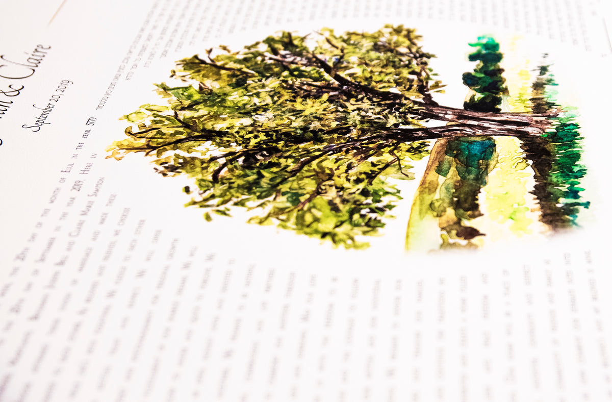 Tree ketubah