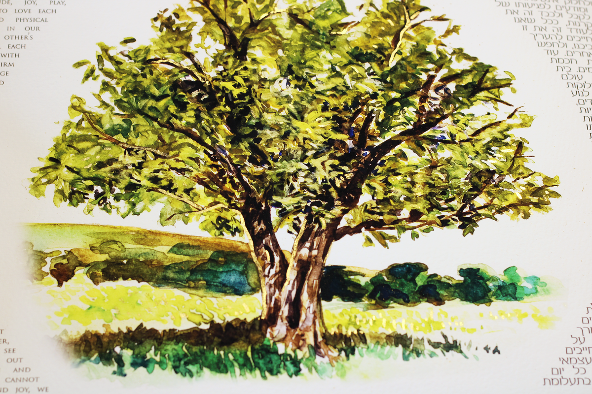 Tree ketubah