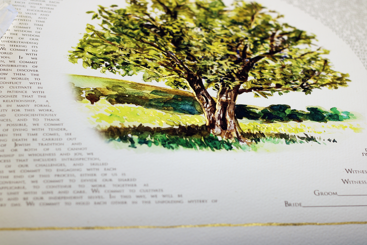 Tree ketubah