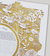 Wild Ketubah in gold