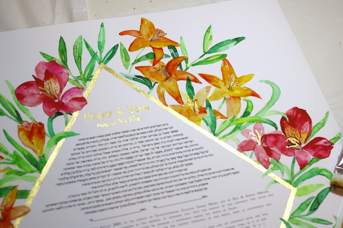 Alstroemeria ketubah